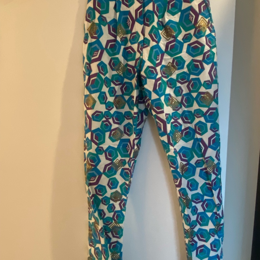 WEST AFRICAN- HANDMADE Geometric Patterned Pants - Picture 5 of 7